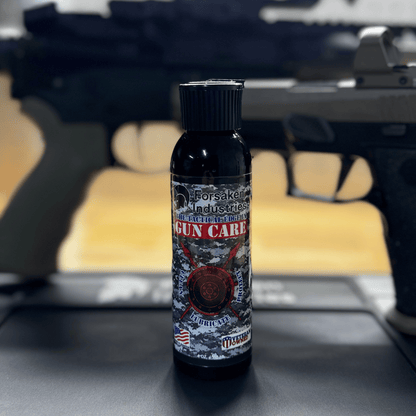 Veteran-made CLP lubricant in 4 oz squeeze bottle for pistols and rifles