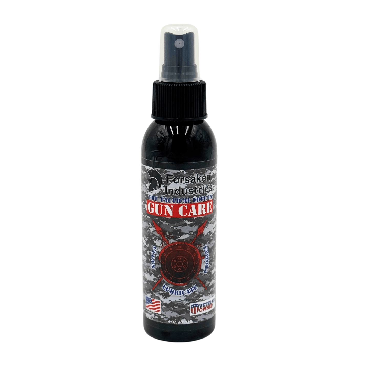 Forsaken Industries CLP – 4 oz Pump Sprayer Gun Cleaner, Lubricant & Protectant bottle
