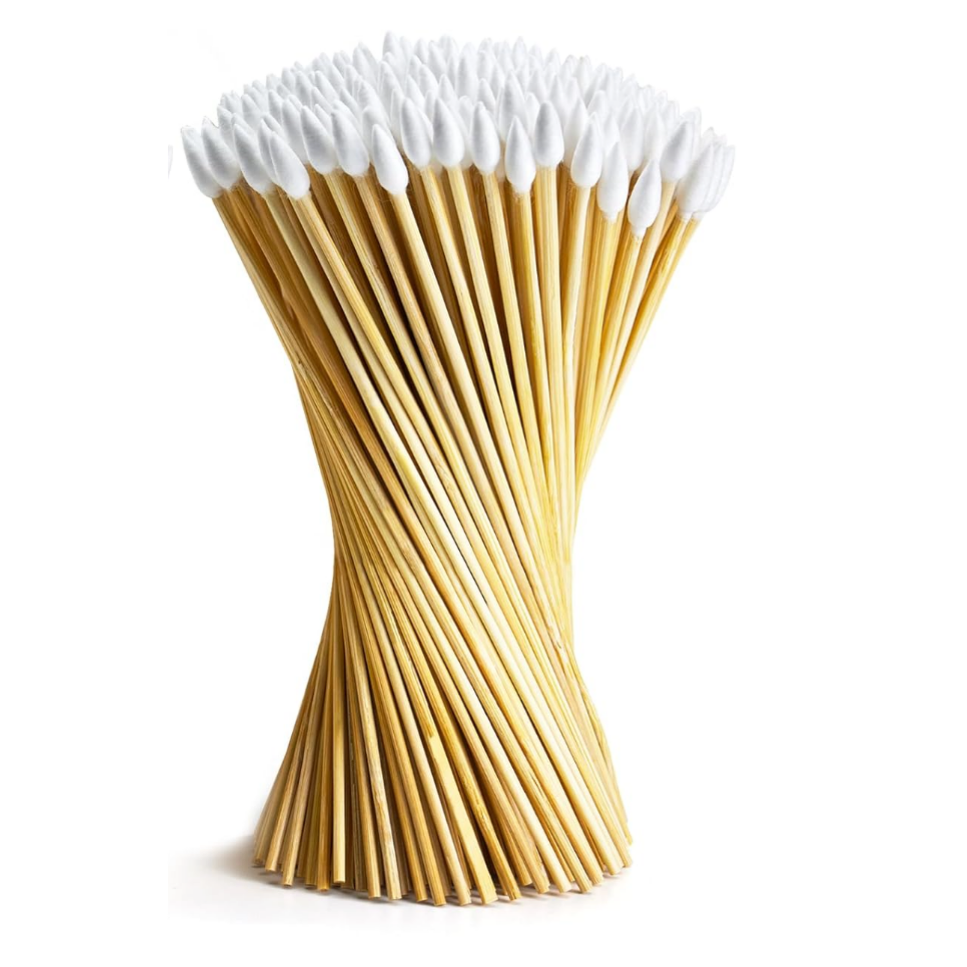Forsaken Industries 100x 6-Inch Pointed Bamboo Cotton Swabs for precision gun cleaning and detailing