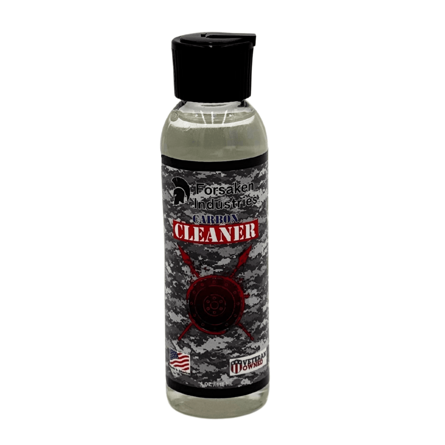 Forsaken Industries Carbon Cleaner 4oz squeeze bottle for precision firearm cleaning and carbon removal