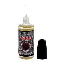 Forsaken Industries CLP 1oz needle bottle with exposed needle tip for pinpoint gun lubrication and maintenance