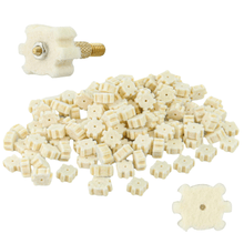Forsaken Industries Wool Star Chamber Cleaning Pads with brass rod adapter for precision AR15 star chamber maintenance