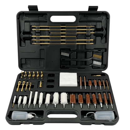 Forsaken Industries Universal Gun Cleaning Kit fully loaded in hard case for all-in-one firearm maintenance and cleaning